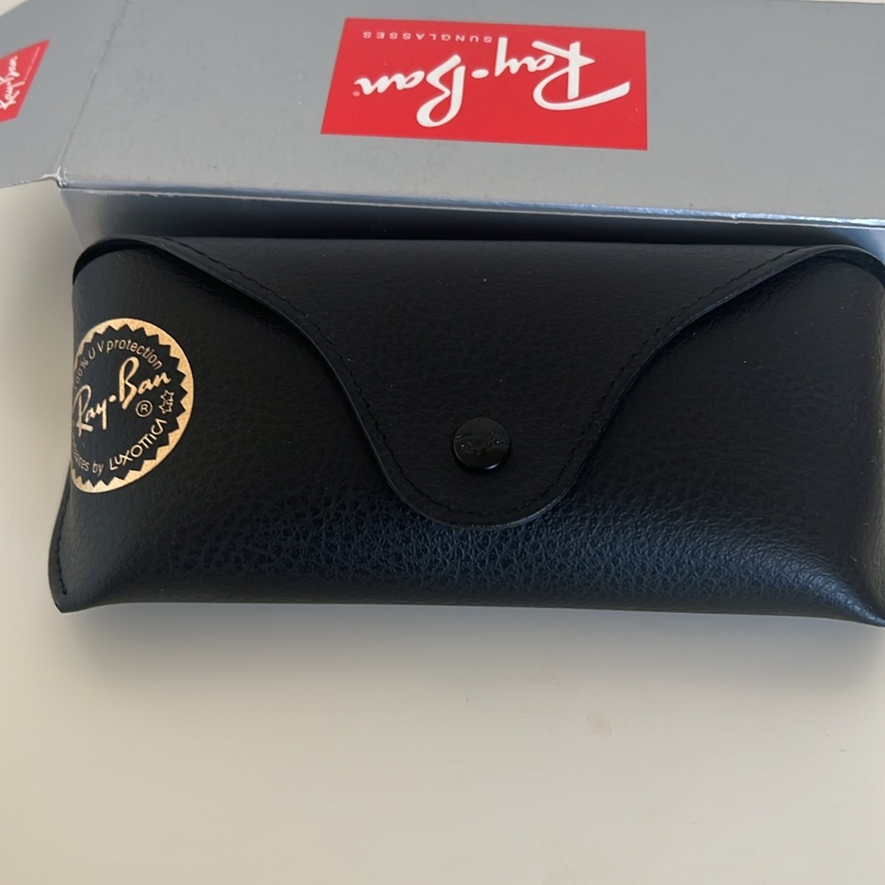 Rayban Powderhorn 4357 58/17 Sunglasses RB4357 Ray Ban Havana Blue - Picture 6 of 11
